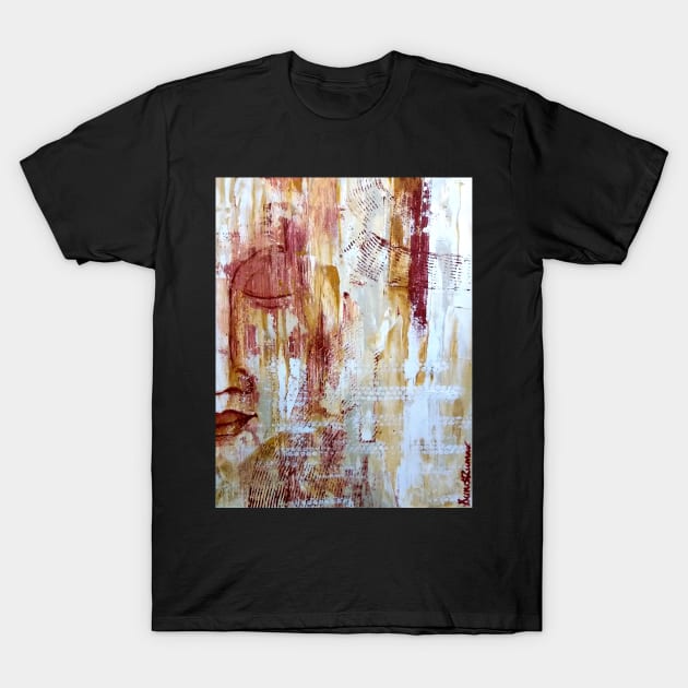 Peaceful soul Abstract painting T-Shirt by SunilAngra